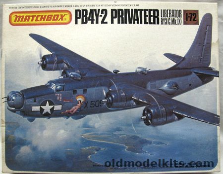 Matchbox 1/72 RY3 C.Mk.IX or PB4Y-2 Privateer Liberator - USA / French Navy / RAF - (PB4Y2) - Bagged, PK-606 plastic model kit